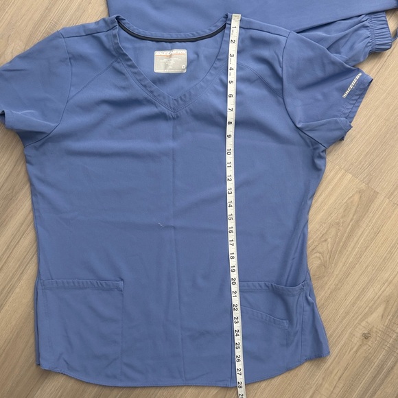 Skechers Ceil Blue Straight Leg Cargo Scrub Set.  Sz XL/L - Picture 12 of 17